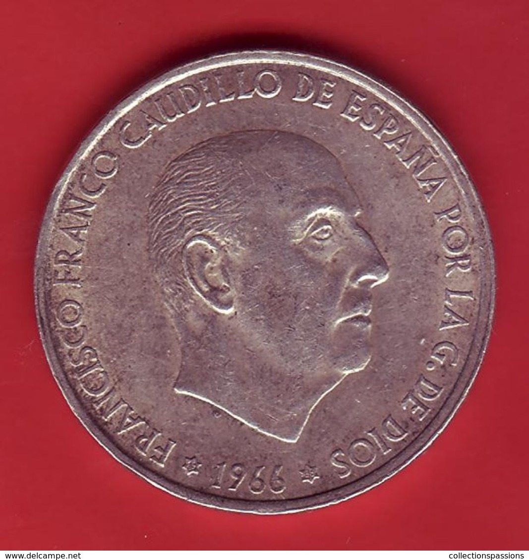 - ESPAGNE - 100 Pesetas 1966 - Argent - - 100 Pesetas