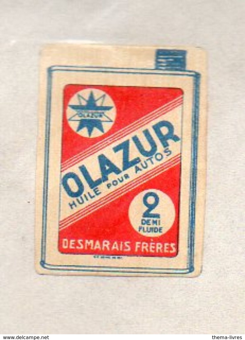 Paris : Facture DESMARAIS (pétrole, Essence..) 195 Avec Vignette OLAZUR (PPP 7726) - 1900 – 1949