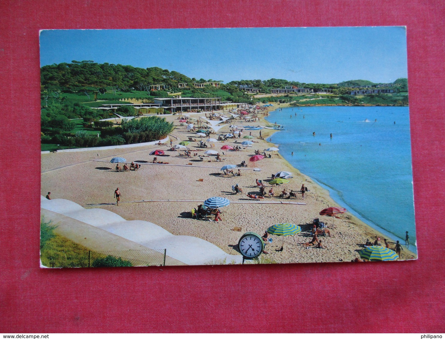 Vouliagmeni Astir Beach --Olympic Airways Greece - Has Stamp & Cancel   Ref 2871 - Greece