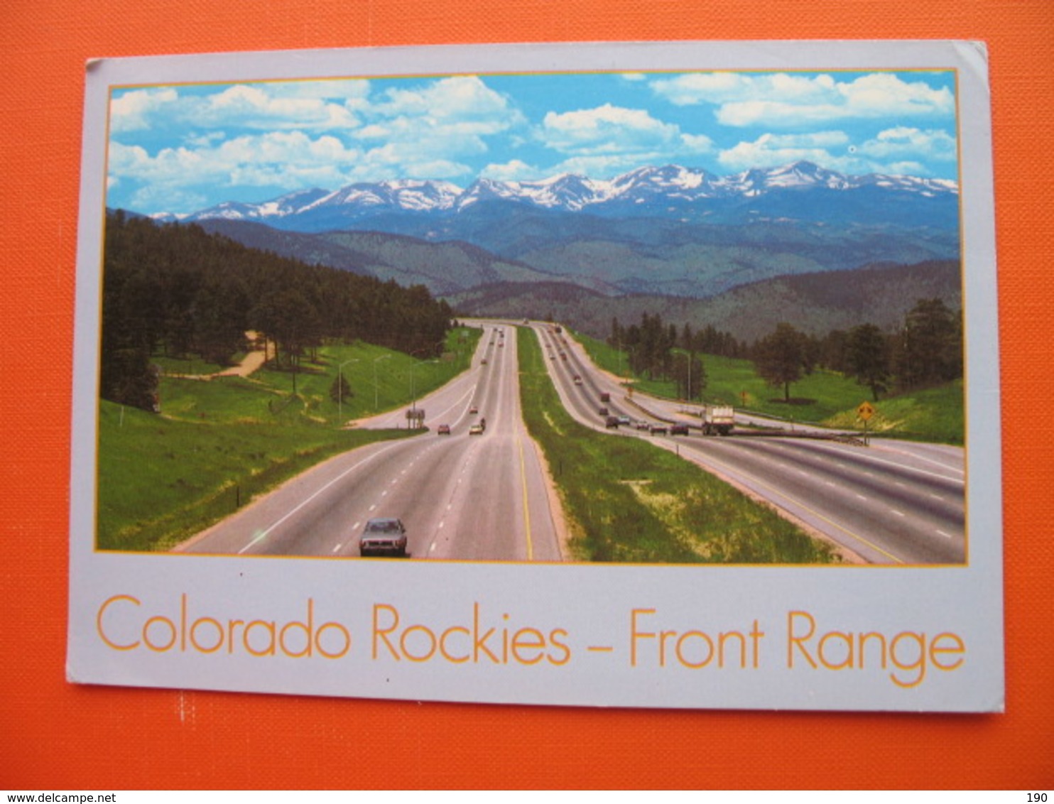 Colorado Rockies-Front Range.Three-lane Motorway - Rocky Mountains