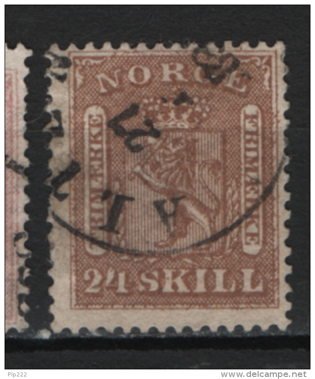 Norvegia 1863 Unif.10  O/Used VF/F - Oblitérés