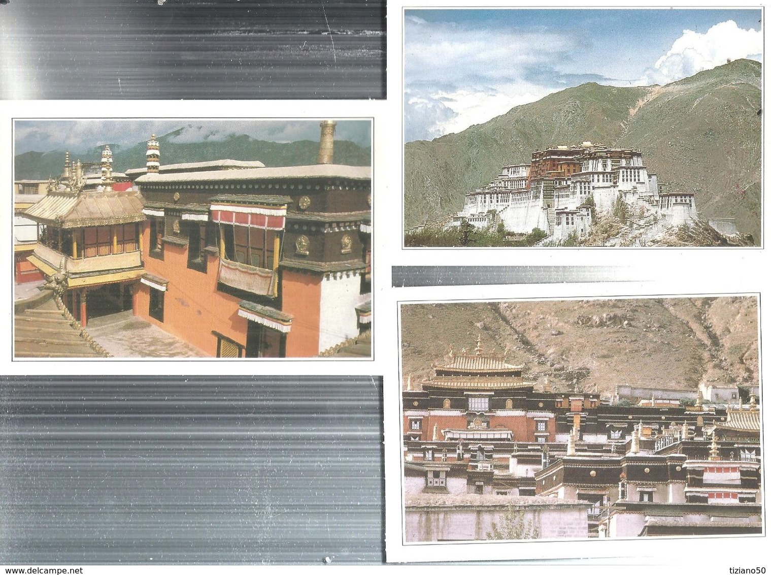 TIBET-N.3.-CARTOLINE VARI LUOGHI E VEDUTE-FG-N.4593 - Tibet