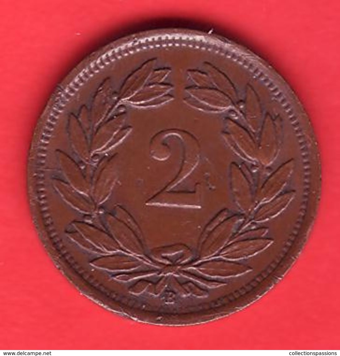 - SUISSE - 2 Centimes - 1938 - - 2 Centimes / Rappen