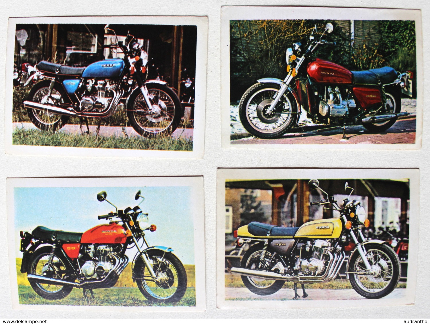 4 Stickers 1976 Moto HONDA CB 400 CB 550 CB 750 GL 1000 Album Motos Action Vanderhout - Motos