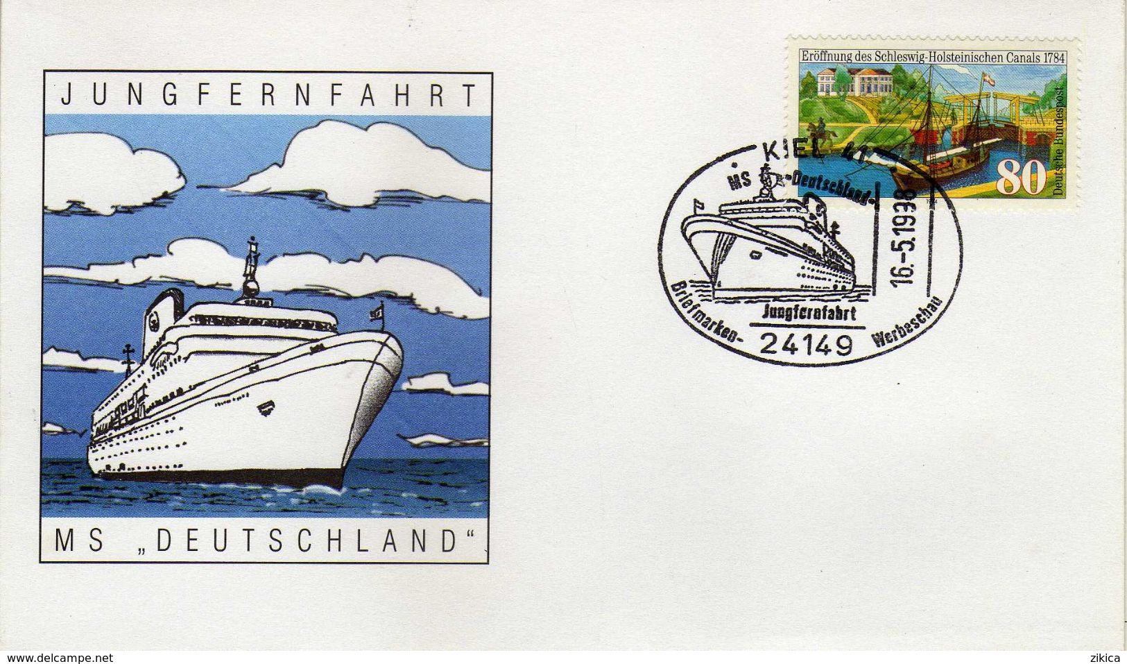 Germany Ships - M/S ,,Deutschland" - Bateaux