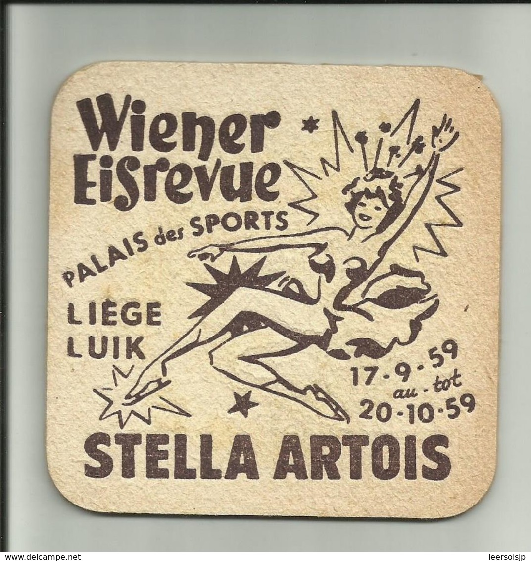 STELLA ARTOIS Palais Des Sports Liége 1959 - Sous-bocks