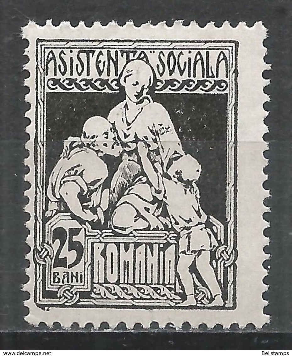 Romania 1924. Scott #RA14 (MH) Charity  *Complete Issue* - Pacchi Postali