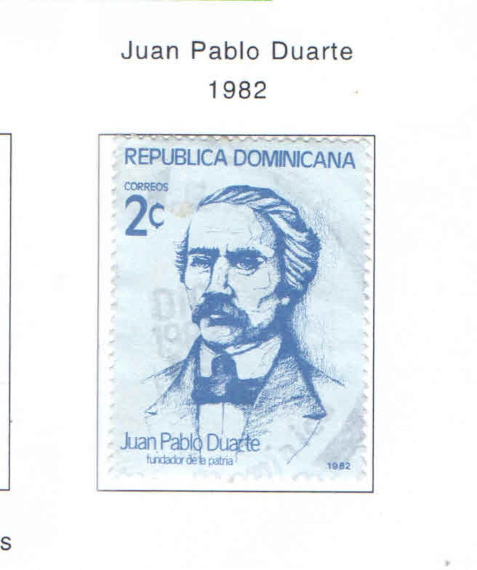 Rep.Dominicana PO 1982 Duarte  Scott.854 Nuovo/Used See Scans On Scott.Page - Repubblica Domenicana