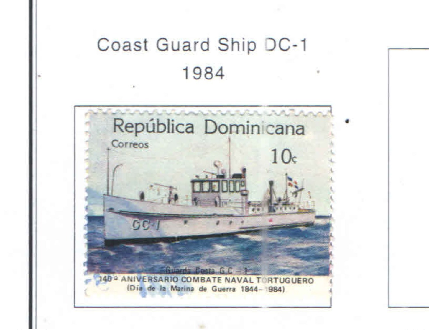 Rep.Dominicana PO 1984 Guardia Costiera   Scott.903 Nuovo/Used See Scans On Scott.Page - Dominican Republic