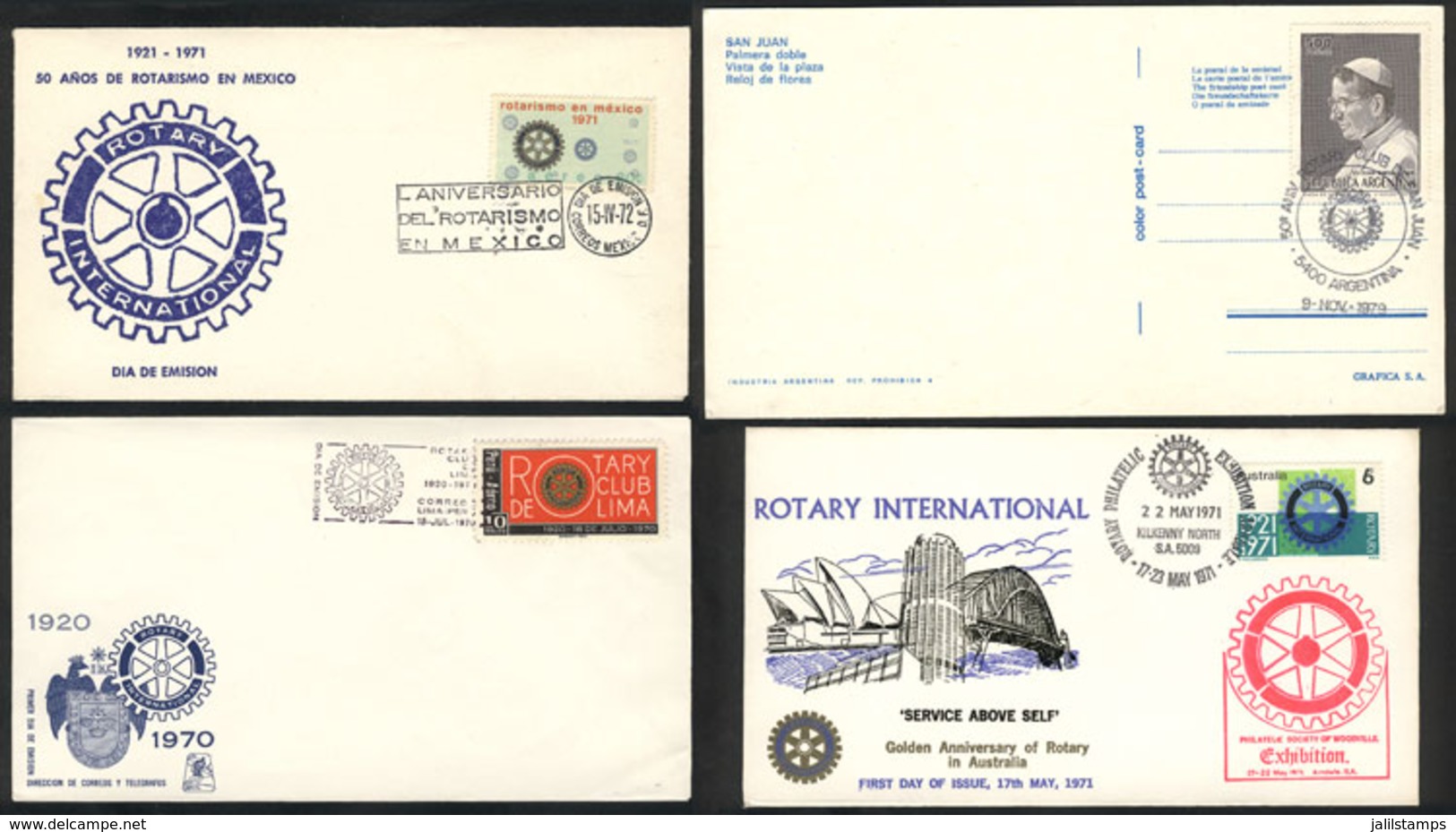 19 TOPIC ROTARY: 20 Covers Related To Topic ROTARY, Very Fine Quality, Very Little Dup - Rotary, Lions Club