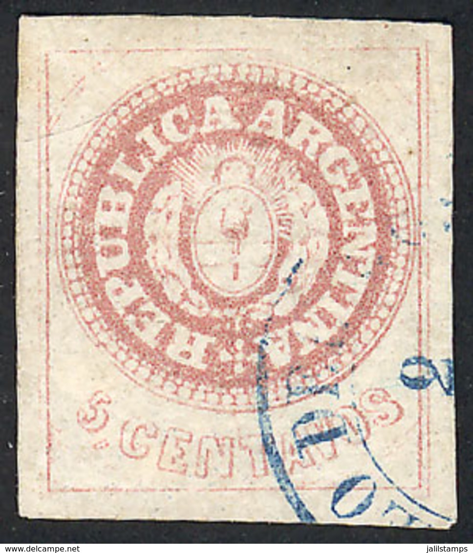 147 ARGENTINA: GJ.14, 5c. Worn Plate, An Example Of Excellent Quality! - Neufs