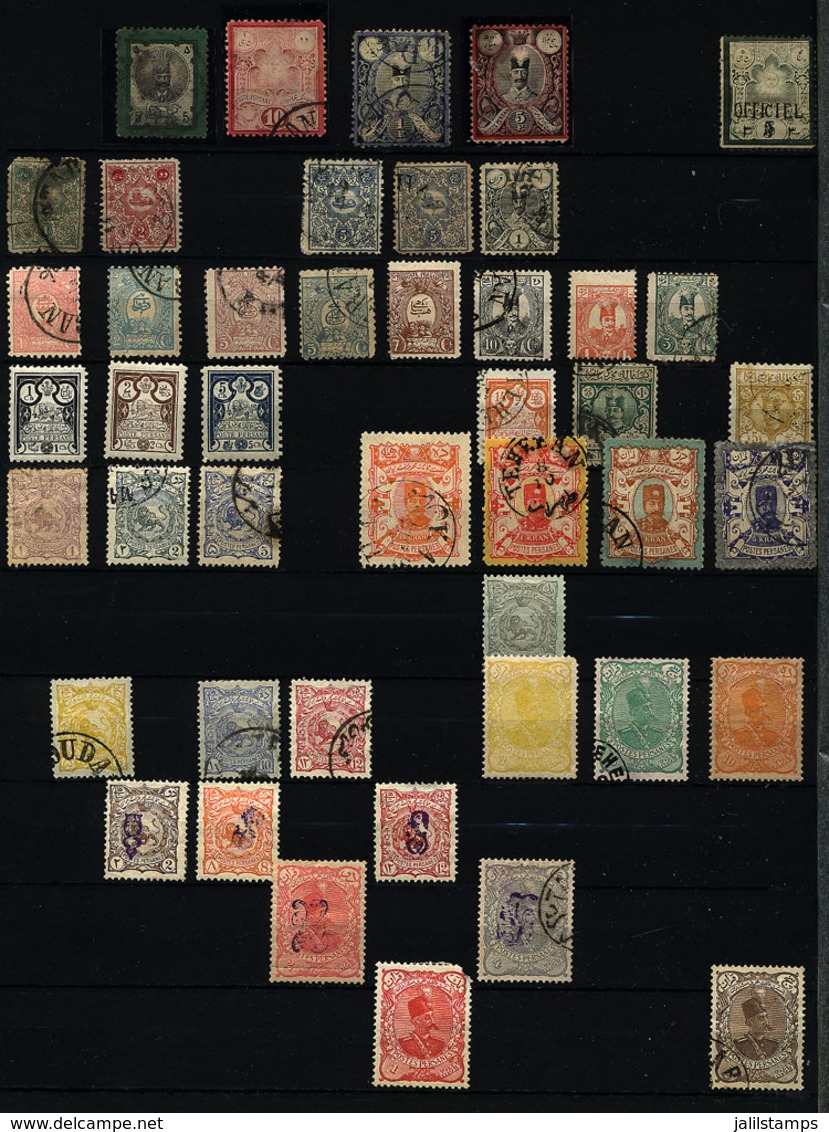 833 IRAN + IRAQ + OTHER COUNTRIES: Collection In Stock Pages, Including Old And Rare Sta - Iran