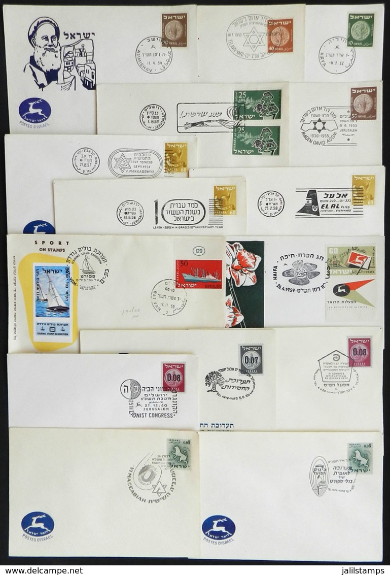 855 ISRAEL: Box With Approximately 500 (probably More!) Covers Of 1951/1961, All With VE - Autres & Non Classés