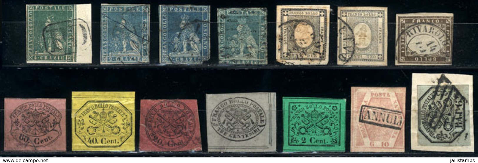 886 ITALY: Lot Of Classic Stamps, Mint And Used, Many Of Excellent Quality And Some With - Non Classés