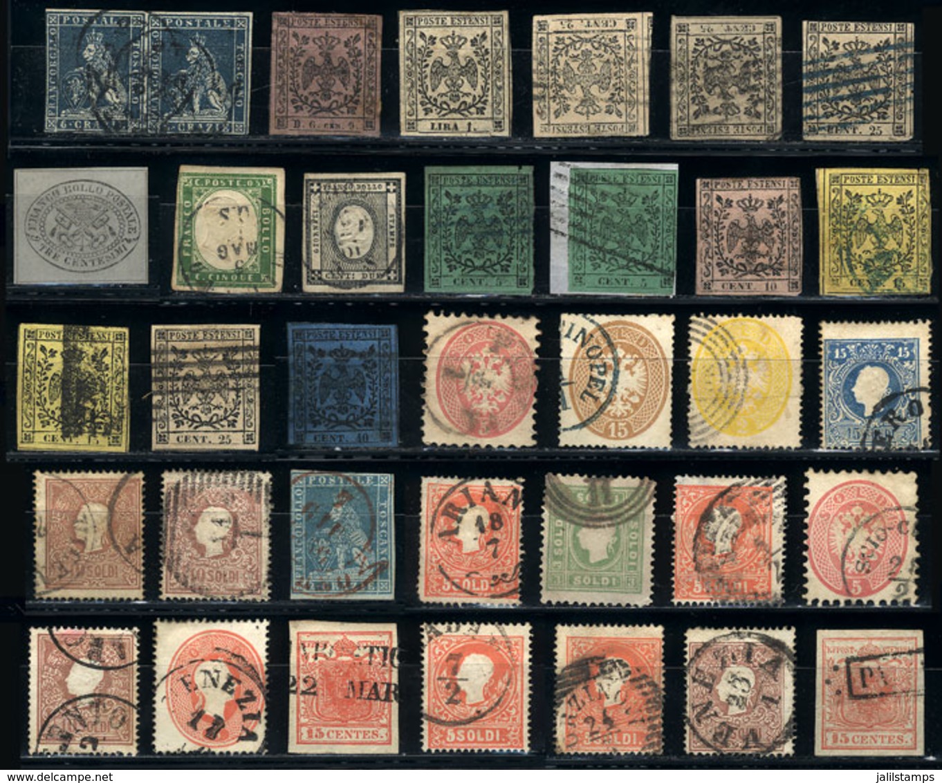 887 ITALY: Lot Of Classic Stamps, Mint And Used, Many Of Excellent Quality And Some With - Non Classés