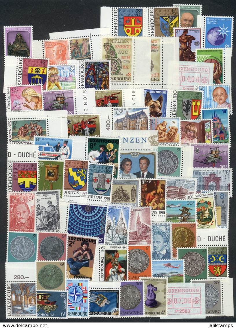 931 LUXEMBOURG: Lot Of Modern Sets And Souvenir Sheets, Very Thematic, Excellent Quality - Autres & Non Classés