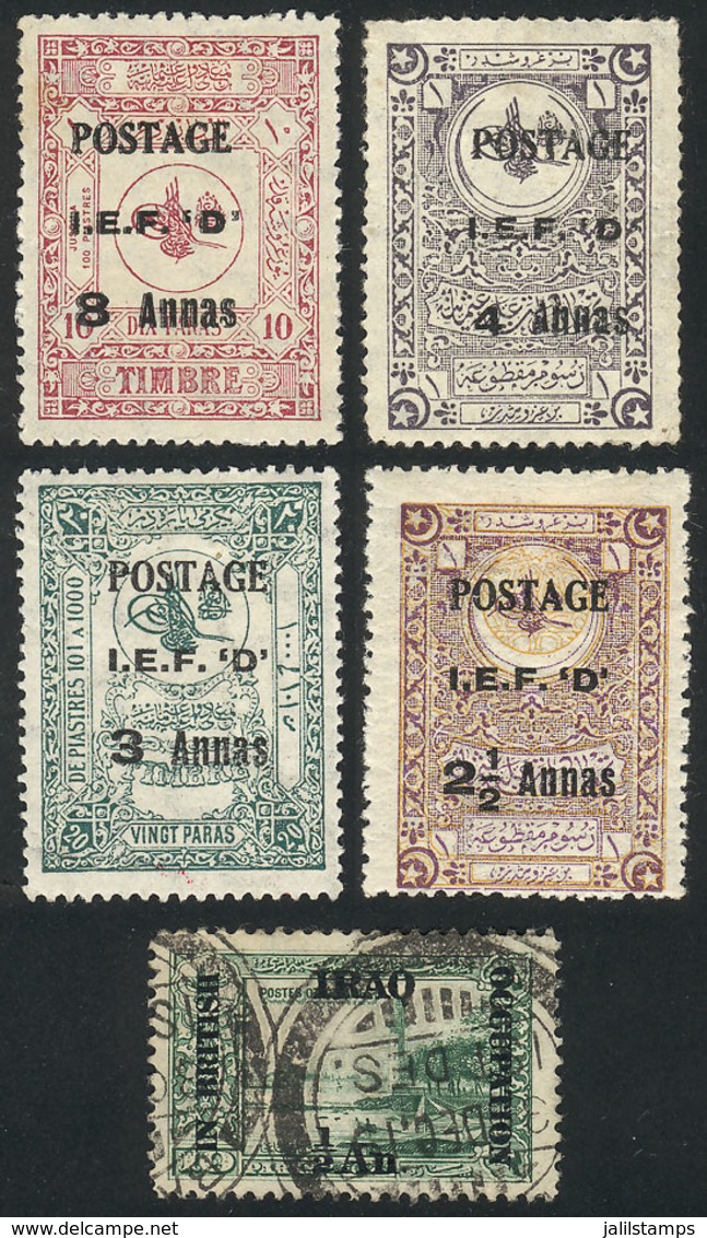 1056 MESOPOTAMIA: 5 Old Stamps, Interesting, VF Quality! - Autres - Asie