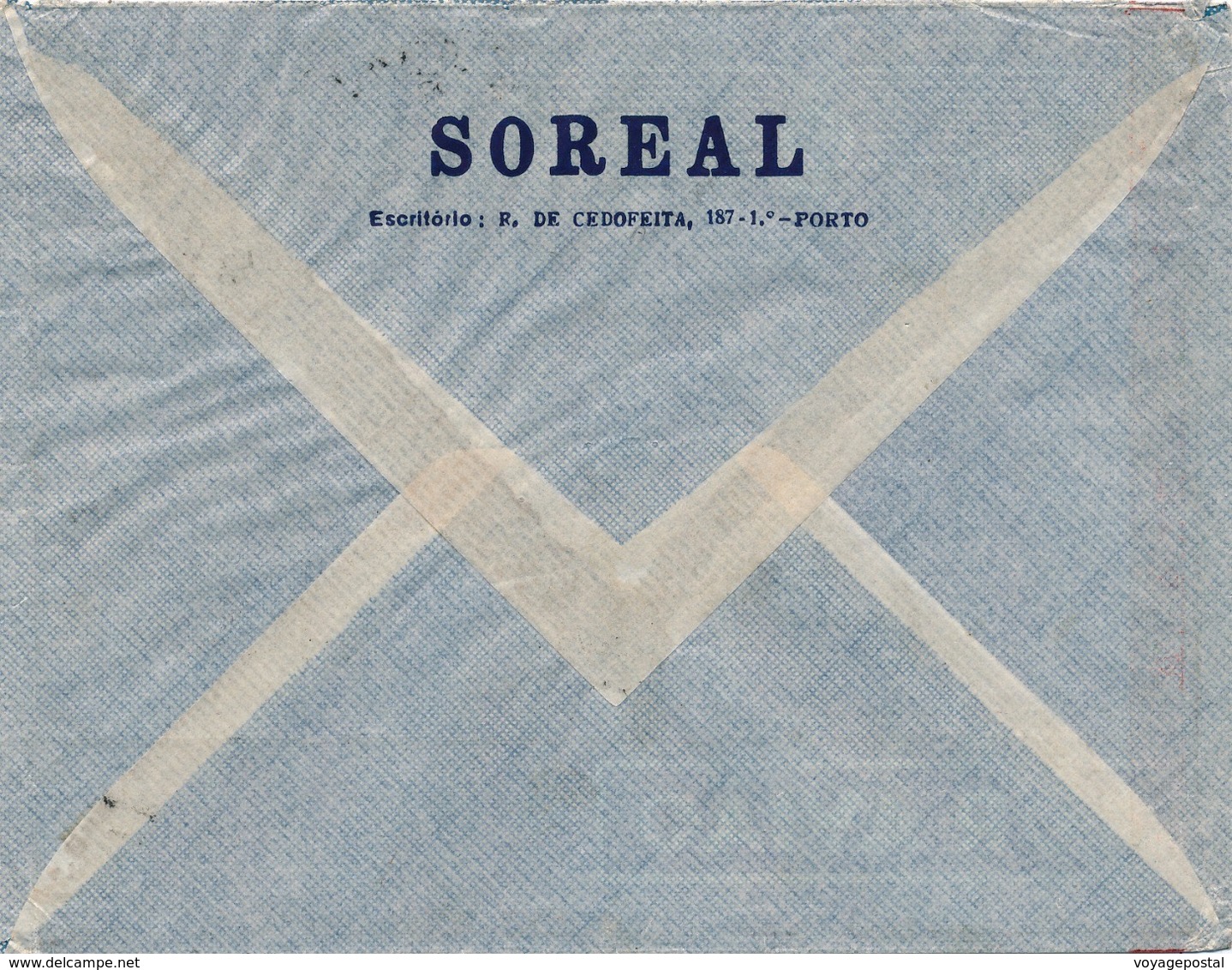 Lettre Soreal Porto Pour La Suisse - Lettres & Documents