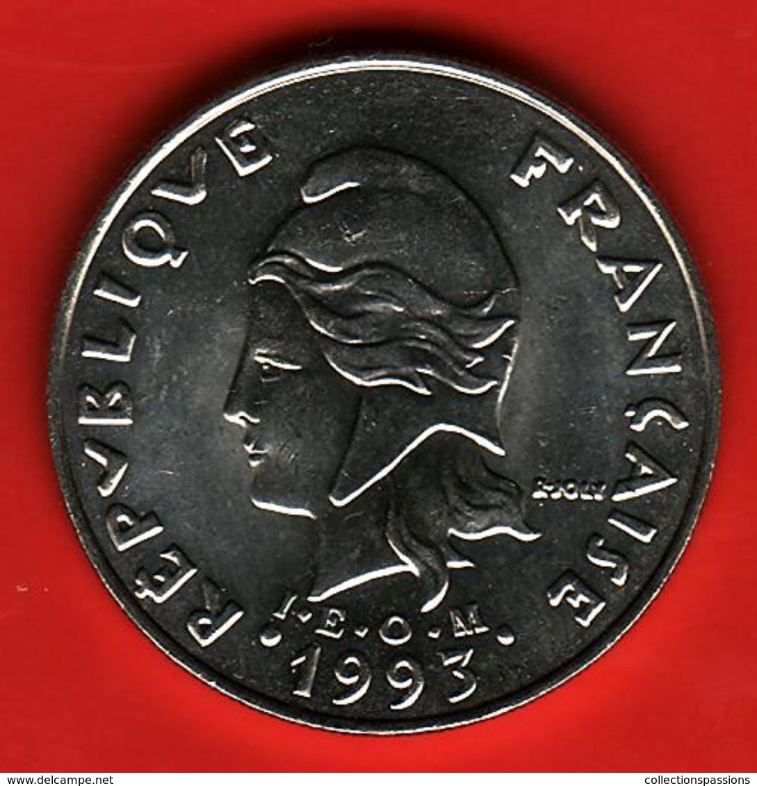 - POLYNESIE FRANCAISE - 20 Francs - 1993 - - French Polynesia