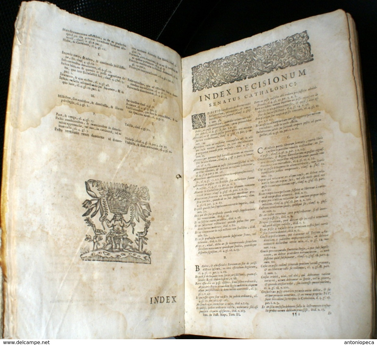 LIBRO DEL 1719 DI JONNIS PETRI FONTANELLA "TRACTATUS DE PACTIS NUPTIALIBUS" - Other Languages