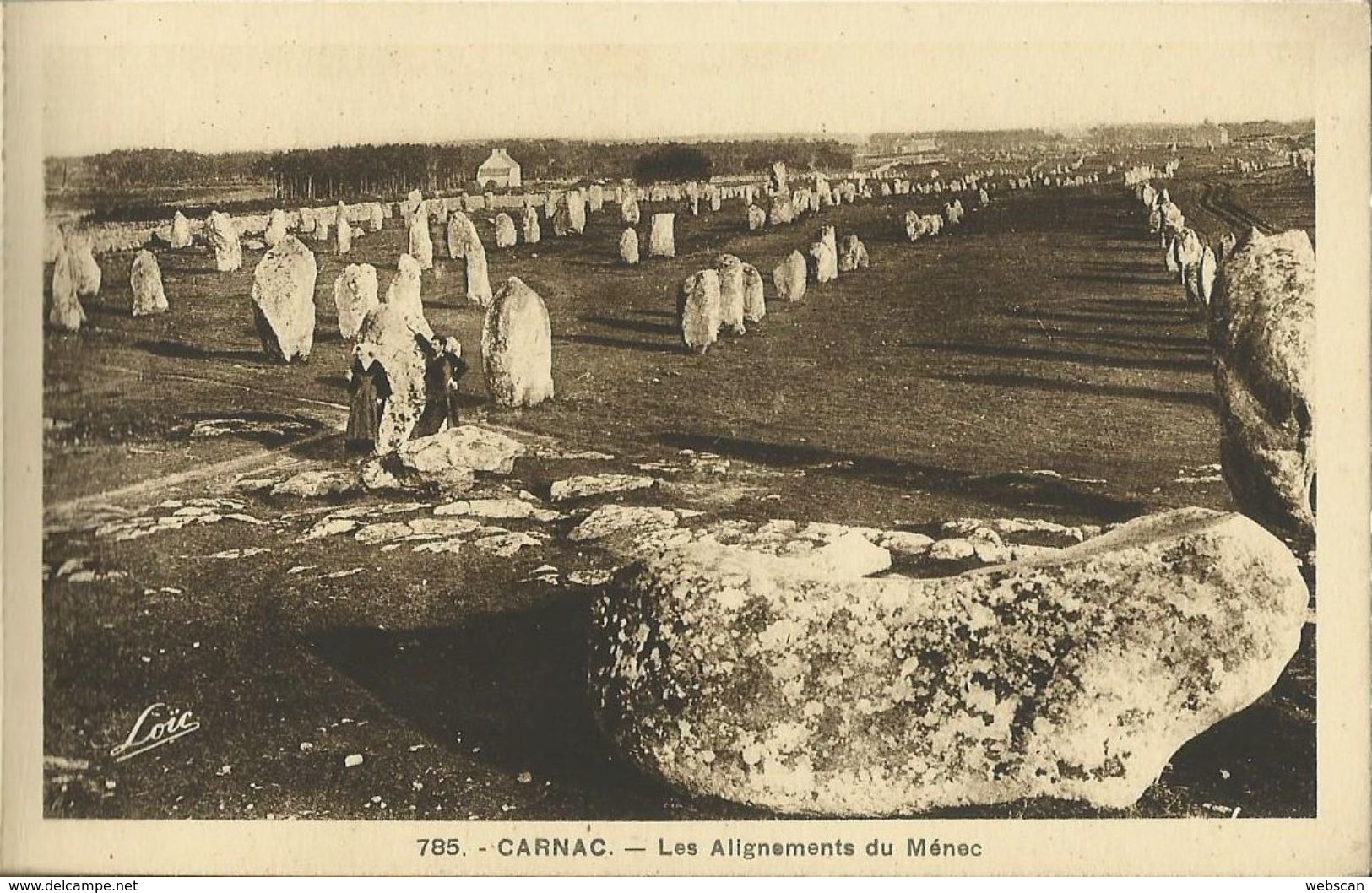 10 AKs / CPAs Carnac Bretagne Alignements Dolmen Folder #01 - Dolmen & Menhire