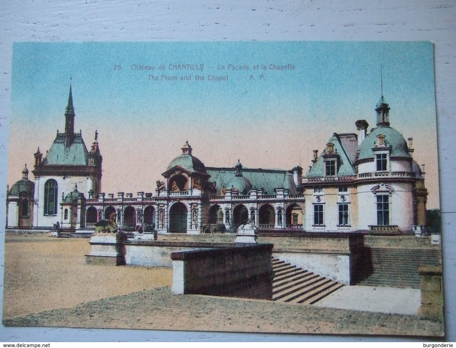 CHATEAU DE CHANTILLY / TRES BEAU LOT DE 25 CARTES / TOUTES LES PHOTOS