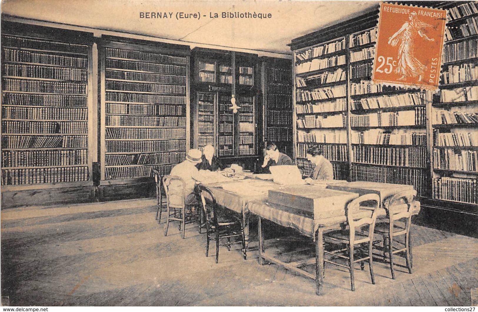27-BERNAY- LA BIBLIOTHEQUE - Bernay