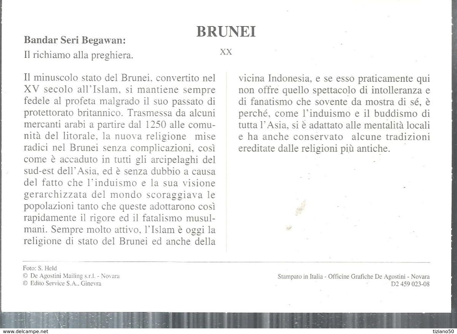 BRUNEI-.-CARTOLINE VARI LUOGHI E VEDUTE-FG-N.4586 - Brunei