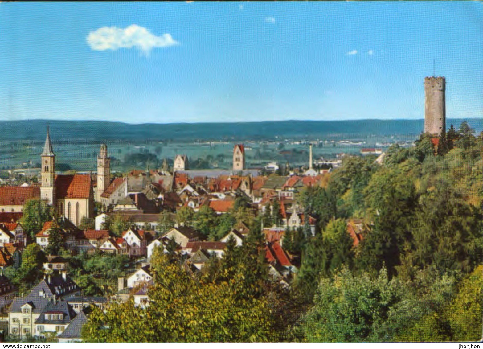 Germany - Postcard Circulated In1972 - Ravensburg - Partial View - 2/scan - Ravensburg