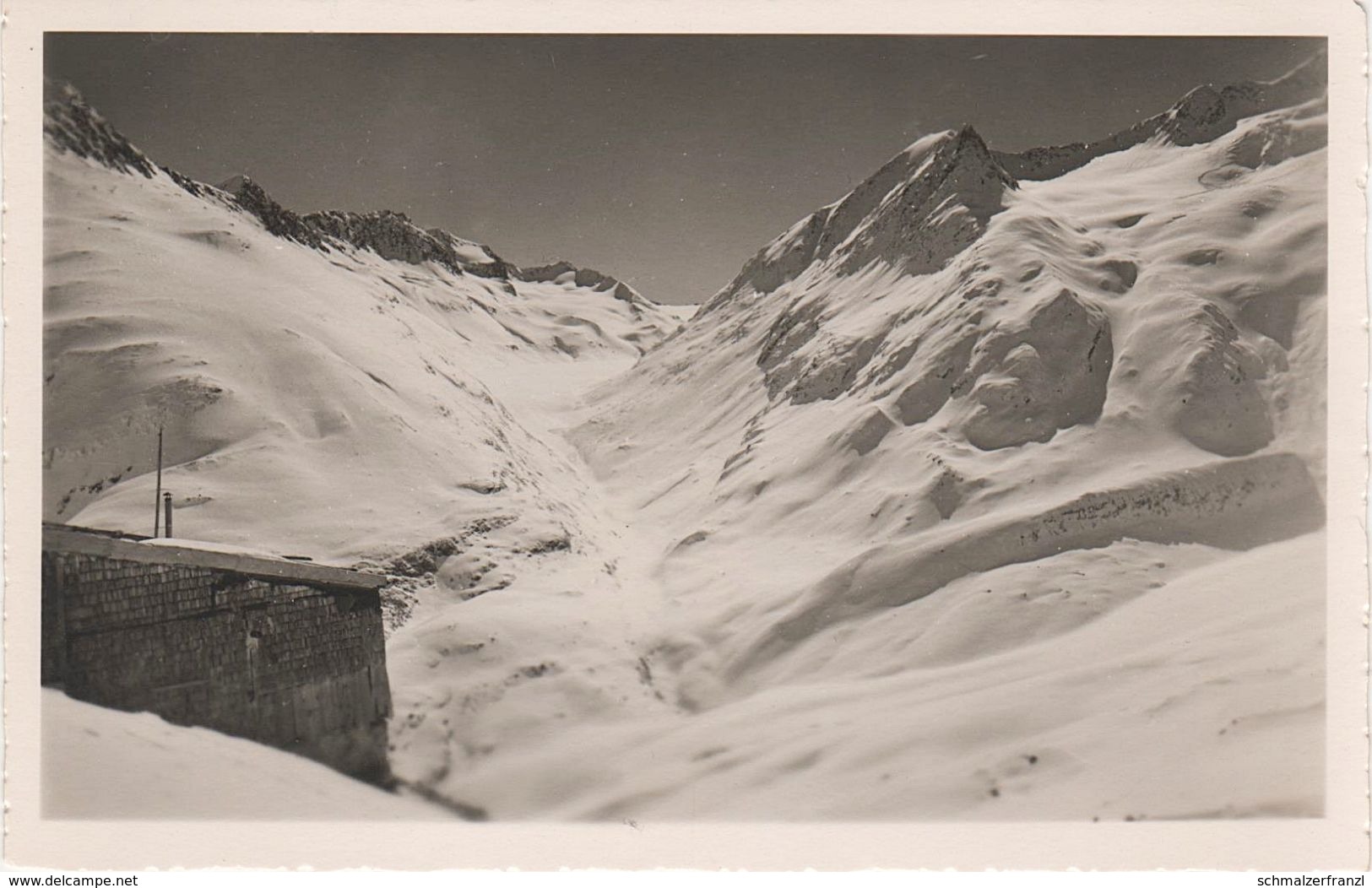 AK Sammoar Samoar Hütte Samoarhütte Martin Busch Hütte Gletscher Stempel Ötztal Tirol Österreich Austria Autriche - Sölden