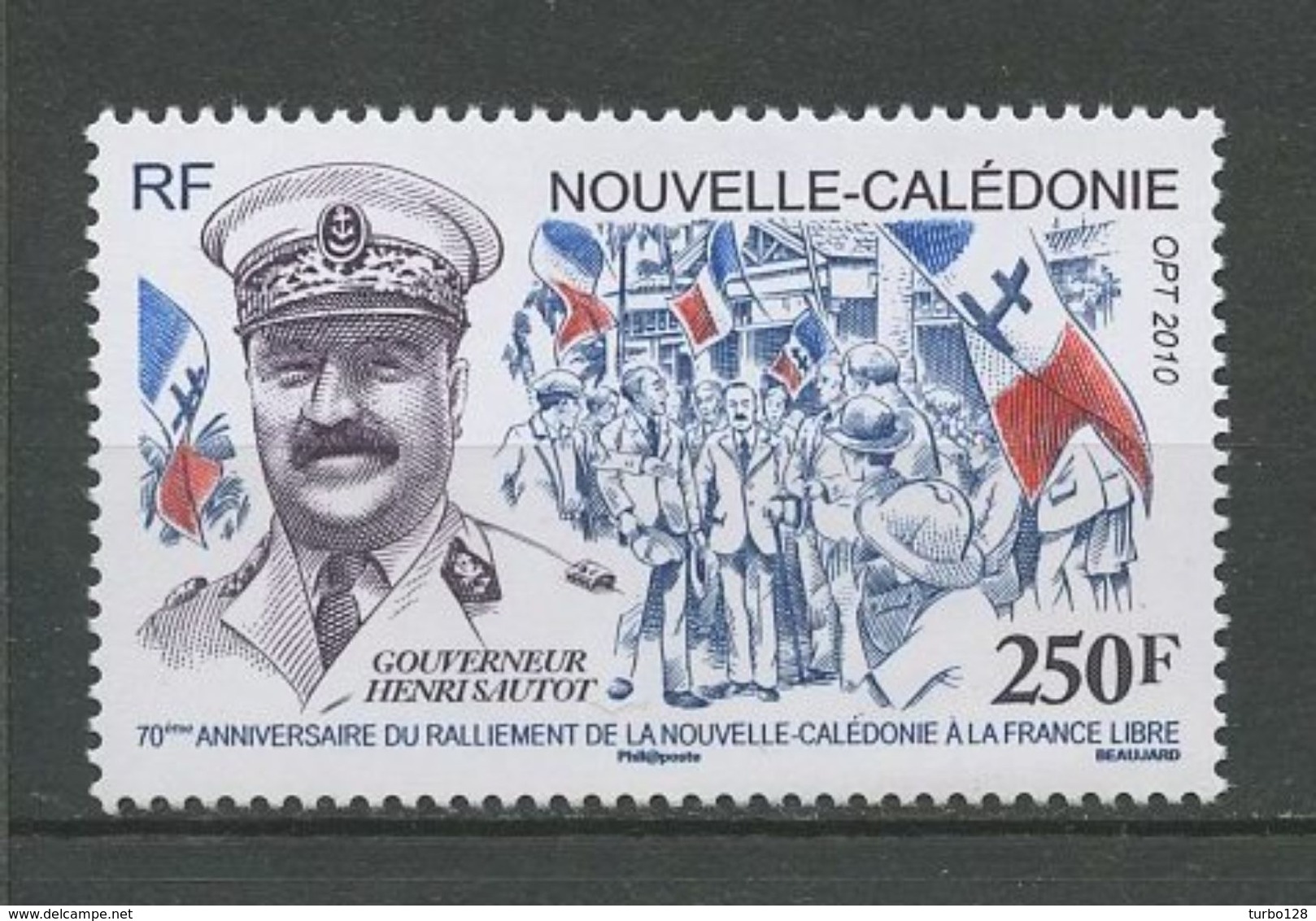 Nlle Calédonie  2010  N° 1112 **  Neuf MNH  Superbe Henri Sautot Drapeaux Flags - Neufs
