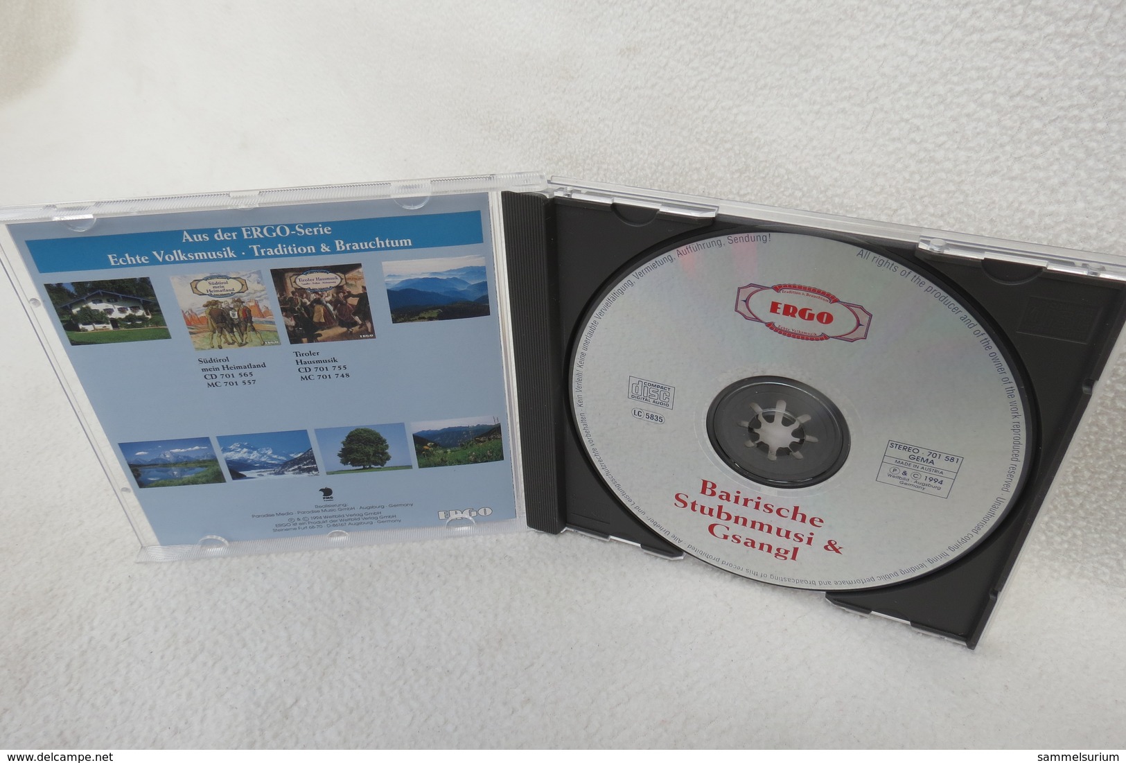 CD "Bairische Stubnmusi & Gsangl" Tradition Und Brauchtum (Echte Volksmusik) - Other - German Music