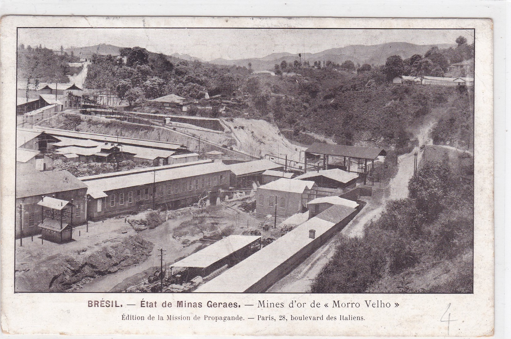 Brésil - Etat De Minas Geraes - Mines D'or De "Morro Velho" - Autres