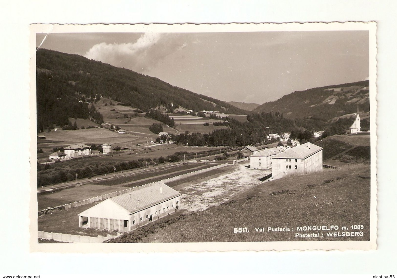 CT--02328--  VAL PUSTERIA-MONGUELFO   M. 1085  VIAGGIATA  1953 - PUSTERTAL - WELSBERG - Bolzano (Bozen)
