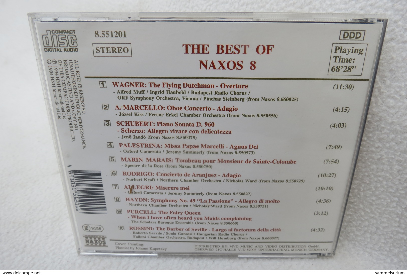 CD "The Best Of Naxos 8" Klassik Sampler - Klassik