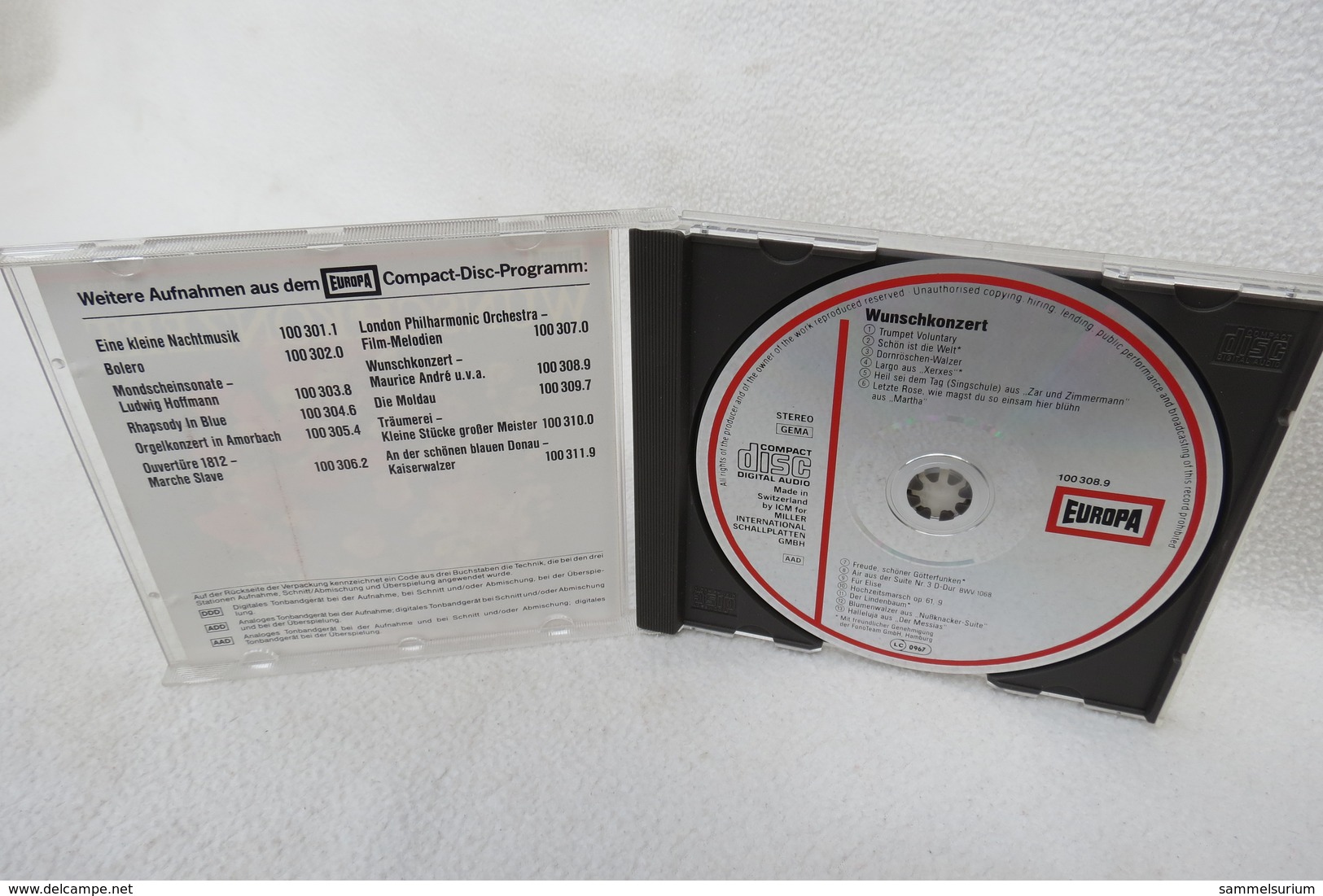 CD "Wunschkonzert" Div. Titel Aus Opern Und Operetten - Autres - Musique Allemande