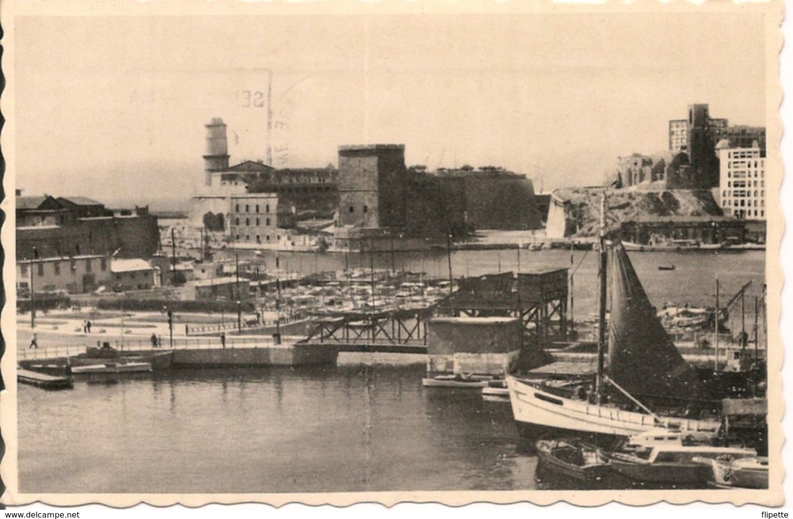 L10J038 - Marseille - Le Bassin De Carénage Et Le Vieux Port  - Photo Espigue N°31 - Vieux Port, Saint Victor, Le Panier