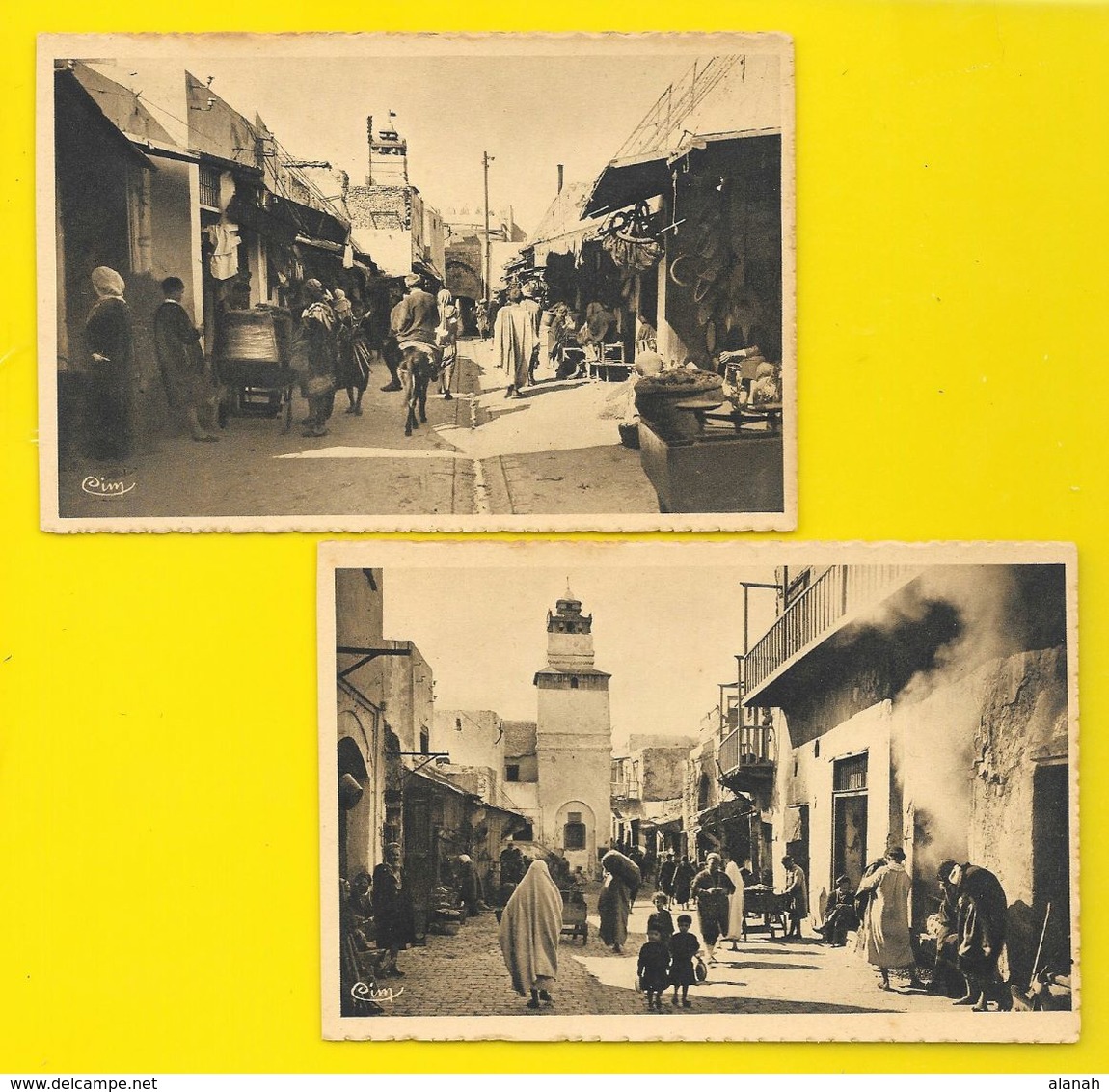 SFAX 2 Cp De La Ville Arabe (Combier) Tunisie - Tunisie