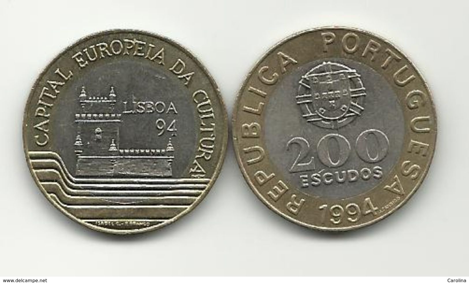 PORTUGAL - 200 ESCUDOS - KM#669 - LISBON - EUROPEAN CULTURAL CAPITAL - 1994 - SEE PHOTOS. - Portugal