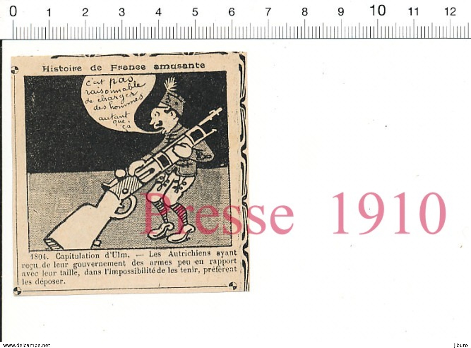 2 Scans Presse 1910 Ancien Humour Voyante Jeu De Cartes / Capitulation D'Ulm Bataille 1804 Histoire De France 51C7 - Non Classés