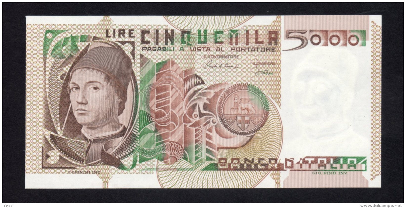 Banconota Italia 5000 Lire Antonello Da Messina 3/11/1982 (quasi FDS) - 5000 Lire