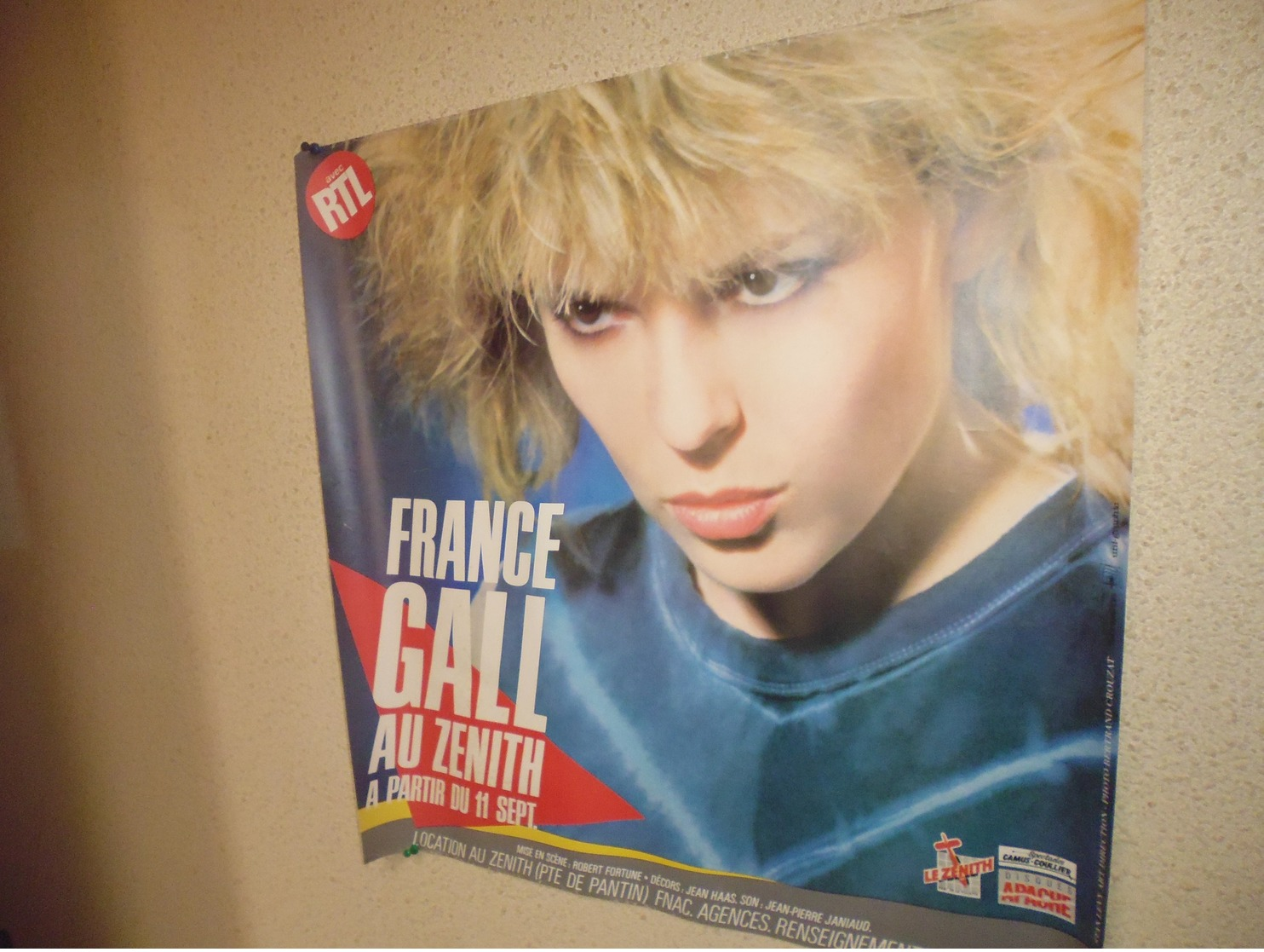 France Gall-affiche Zenith 1984 - Posters