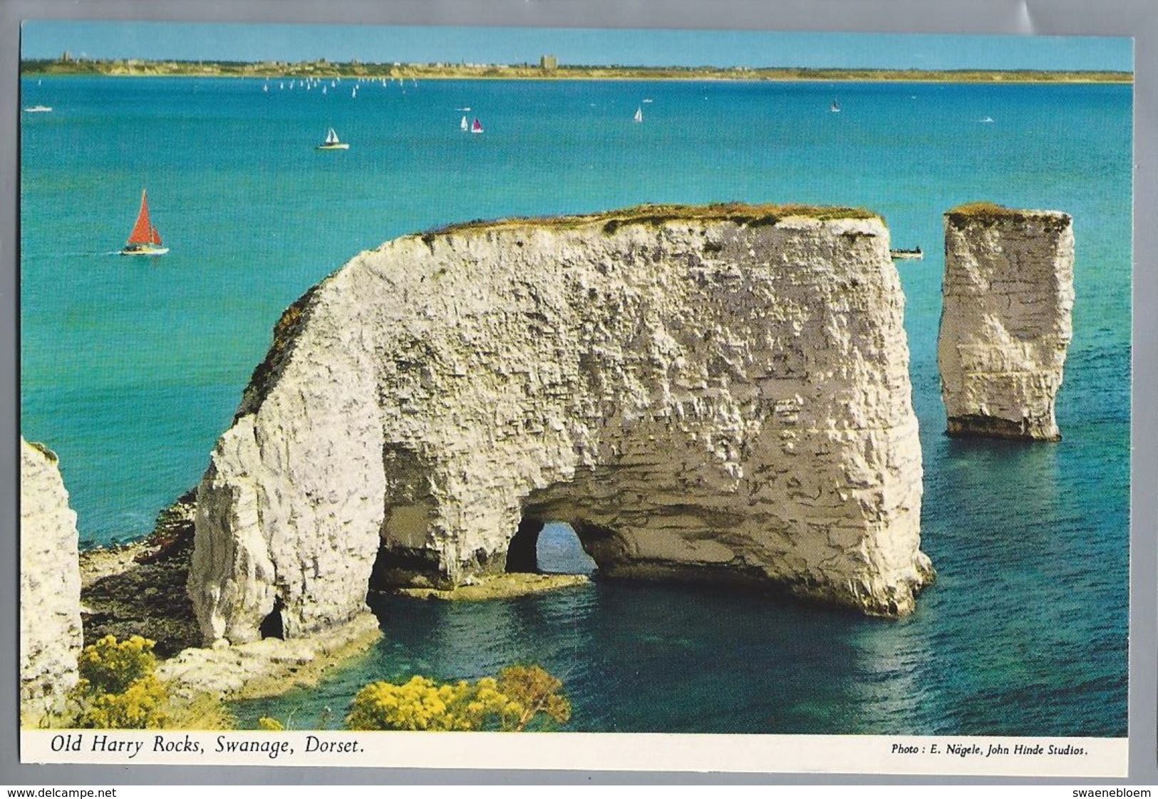 GB.- OLD HARRY ROCKS, SWANAGE, DORSET. - Swanage