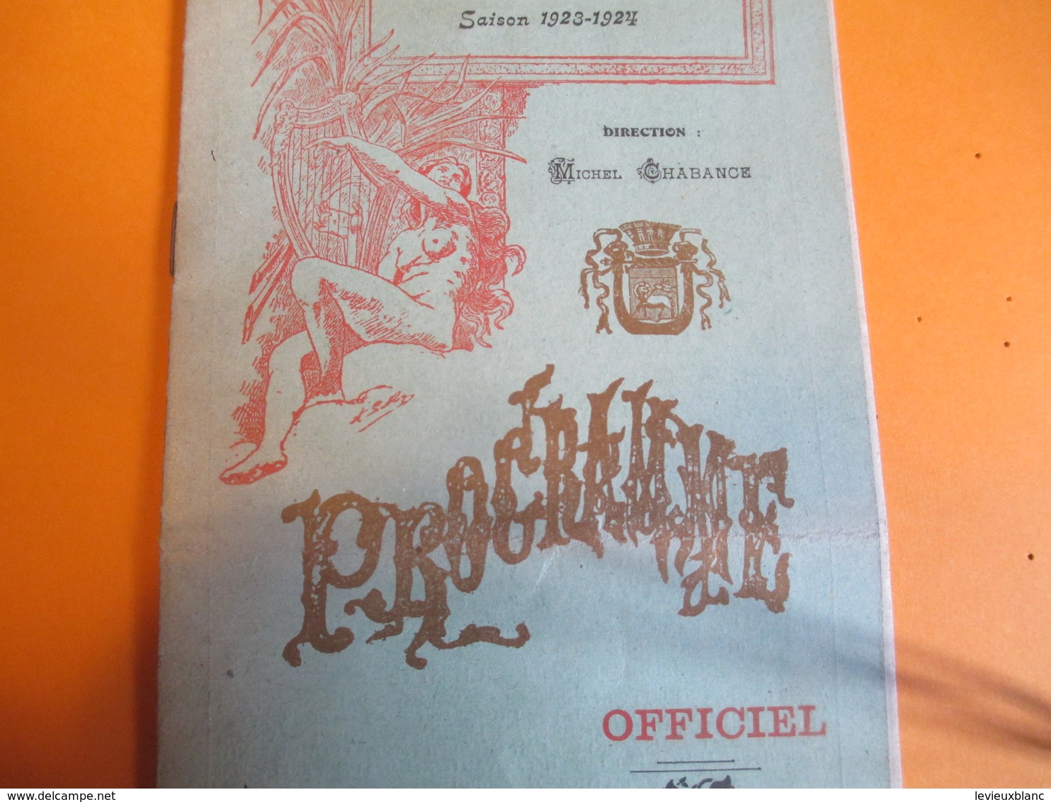 Grand Programme/Théatre Des Arts/Programme Officiel/ROUEN/ Massenet/Le Jongleur De Notre Dame/Saison 1923-1924   PROG161 - Programmes