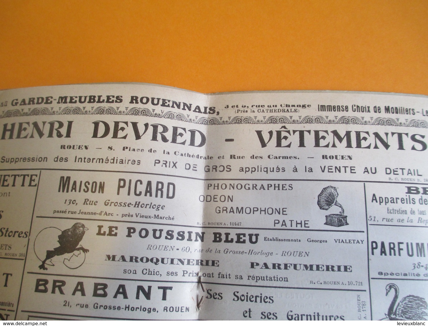 Grand Programme/Théatre des Arts/Programme Officiel/ROUEN/ Massenet/Le Jongleur de Notre Dame/Saison 1923-1924   PROG161