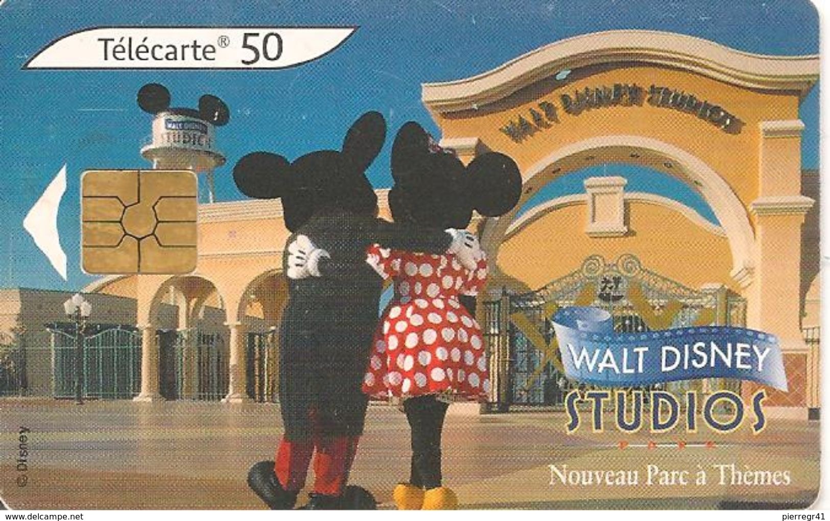 CARTE-PUBLIC-50U-F1208-GEM2-04/02-WALT DISNEY STUDIO-MINNIE-UTILISE-TBE-RARE - 2002