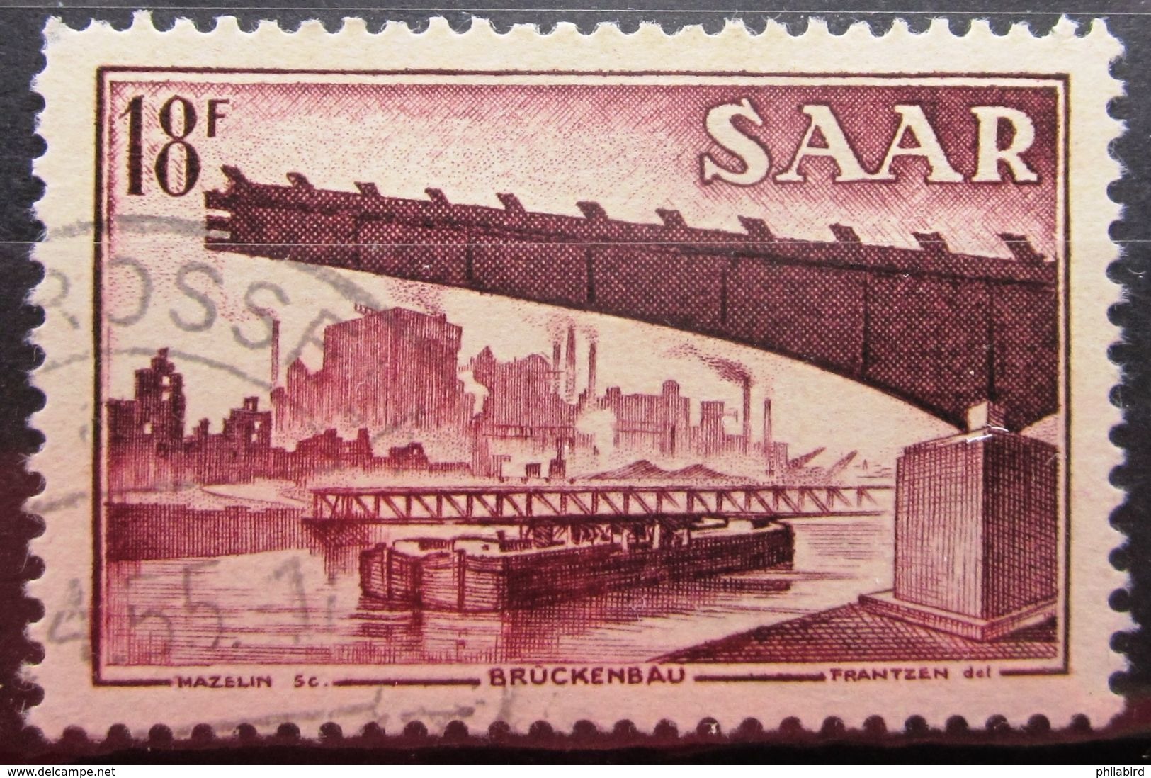 SARRE           N° 338             OBLITERE - Used Stamps