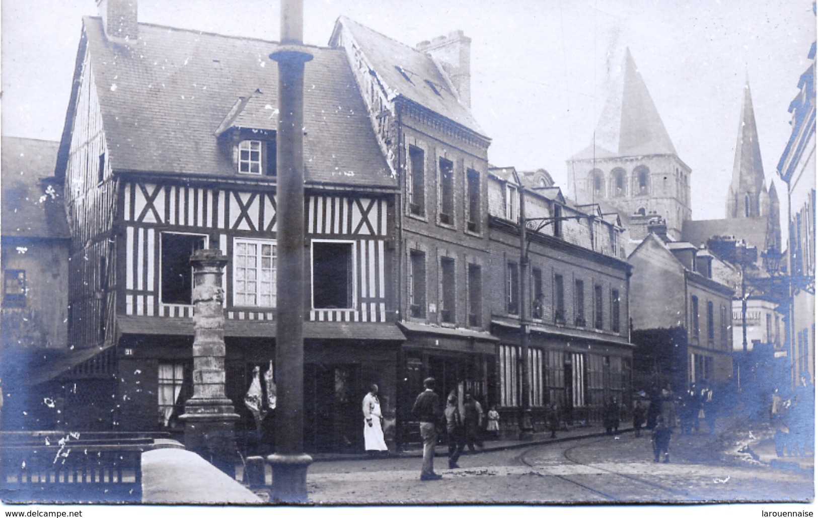 76 - Montivilliers : Carte Photo .Rue Felix Faure - Montivilliers