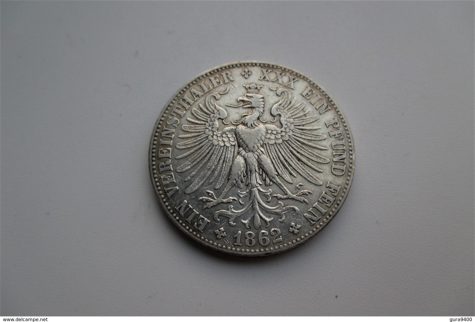 Frankfurt, 1 Thaler, 1862 - Taler En Doppeltaler