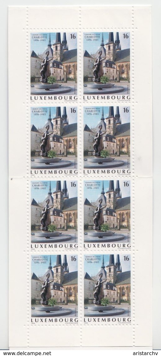 LUXEMBOURG 1996 GRANDE DUCHESSE CHARLOTTE BOOKLET - Carnets